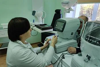 В Янтарном дооснастили кабинет офтальмолога В Янтарном дооснастили кабинет офтальмолога