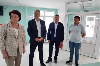 депутат Государственной Думы Федерального Собрания РФ Марина Оргеева посетила Гвардейскую поликлинику.
